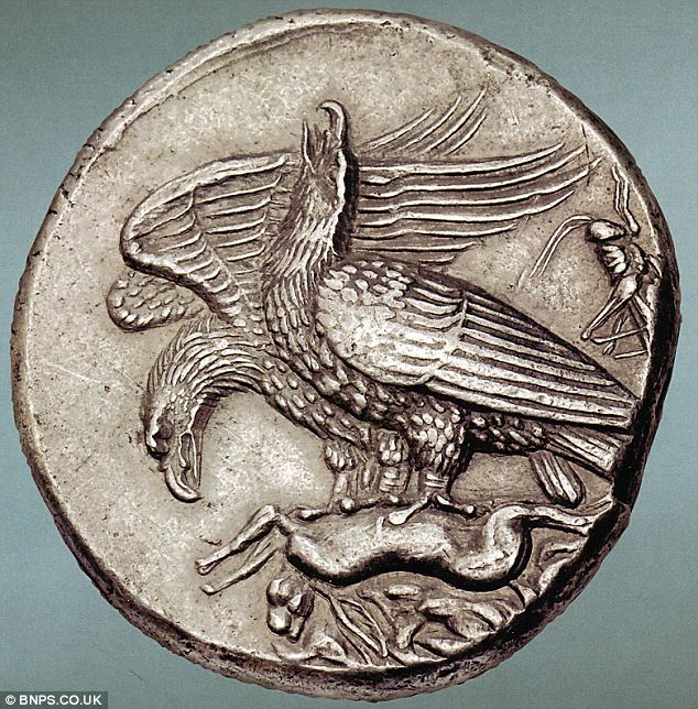 Sicily, Akragas c. 409-406 BC, dekadrachm (35.5 mm, 43.41 gm).jpg
