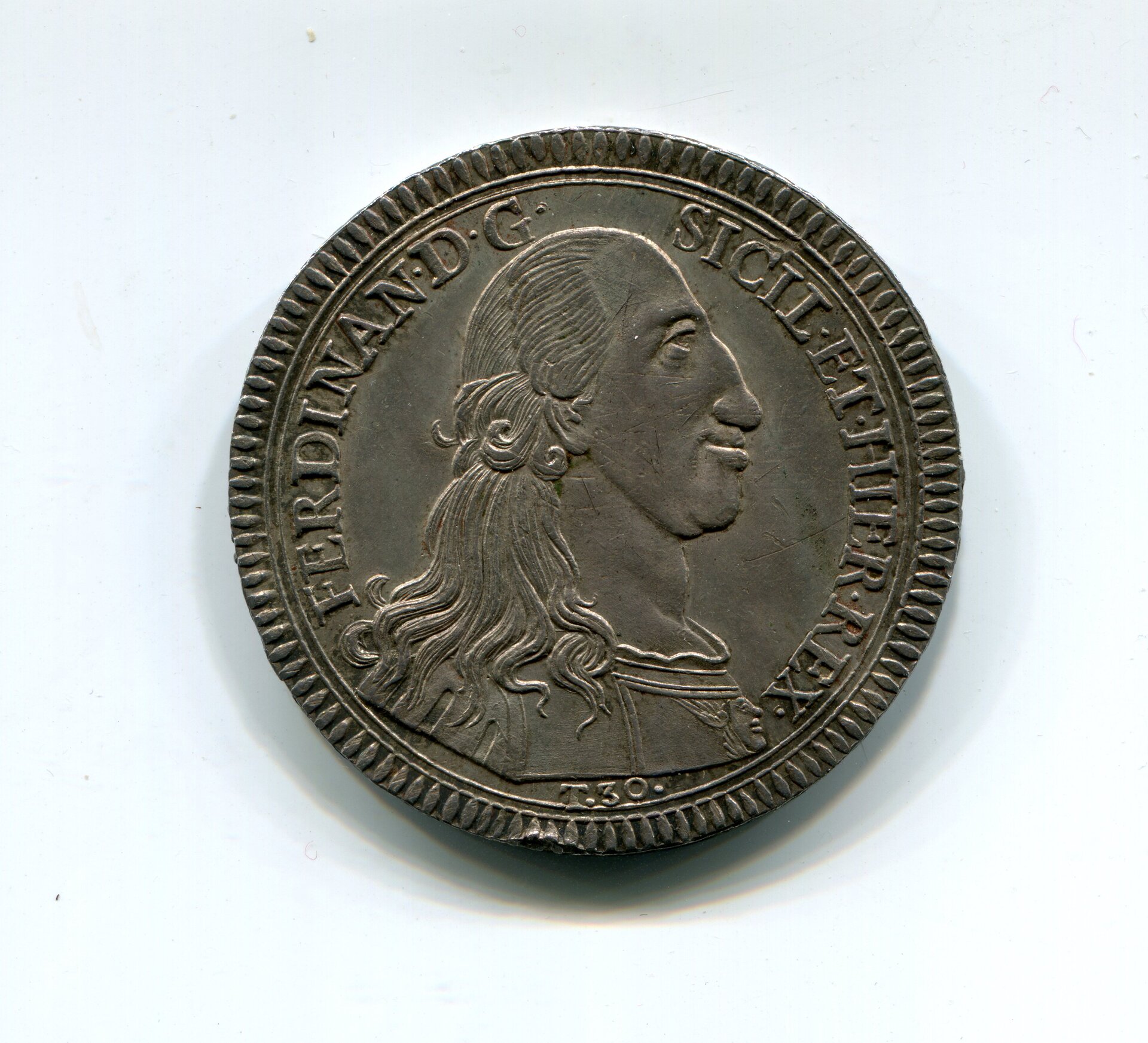 Sicily Ferdinando III Oncia of 30 Tari 1793 LD obv 345.jpg