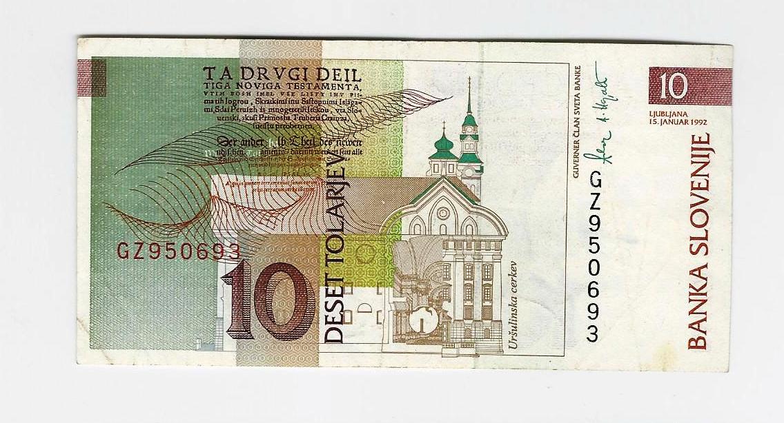 Slovenia 10 Trubar Back.jpg