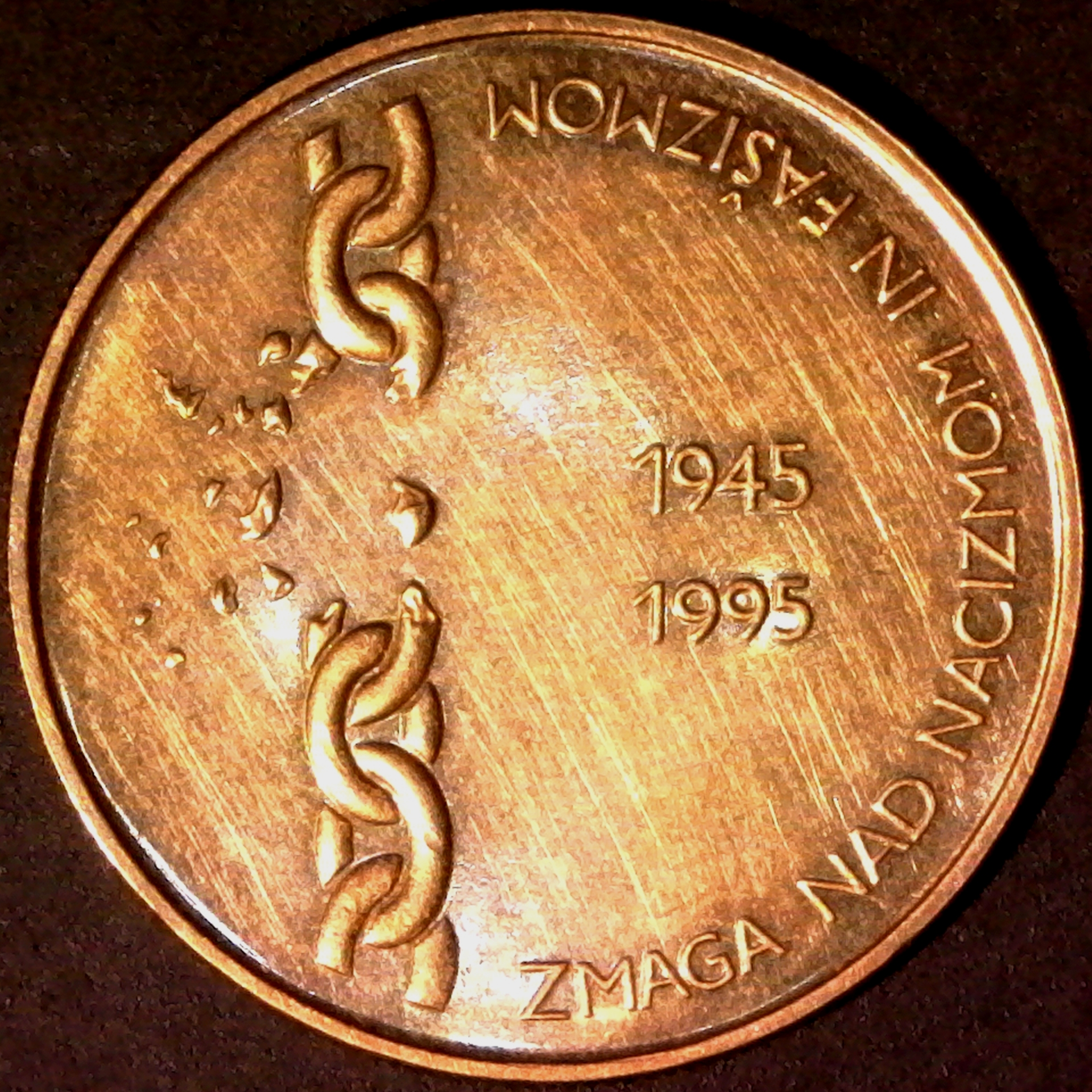 Slovenia 5 Tolarjev 1995 obv.jpg