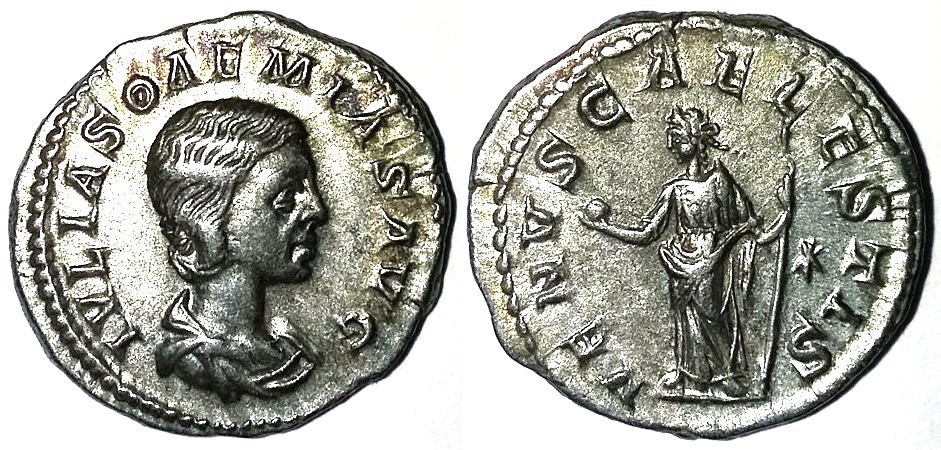 Soaemias Venus Caelestis Standing Denarius.jpg