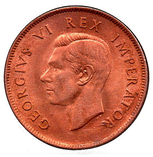 South Africa - 1 Penny - 1942 - Rotate.gif