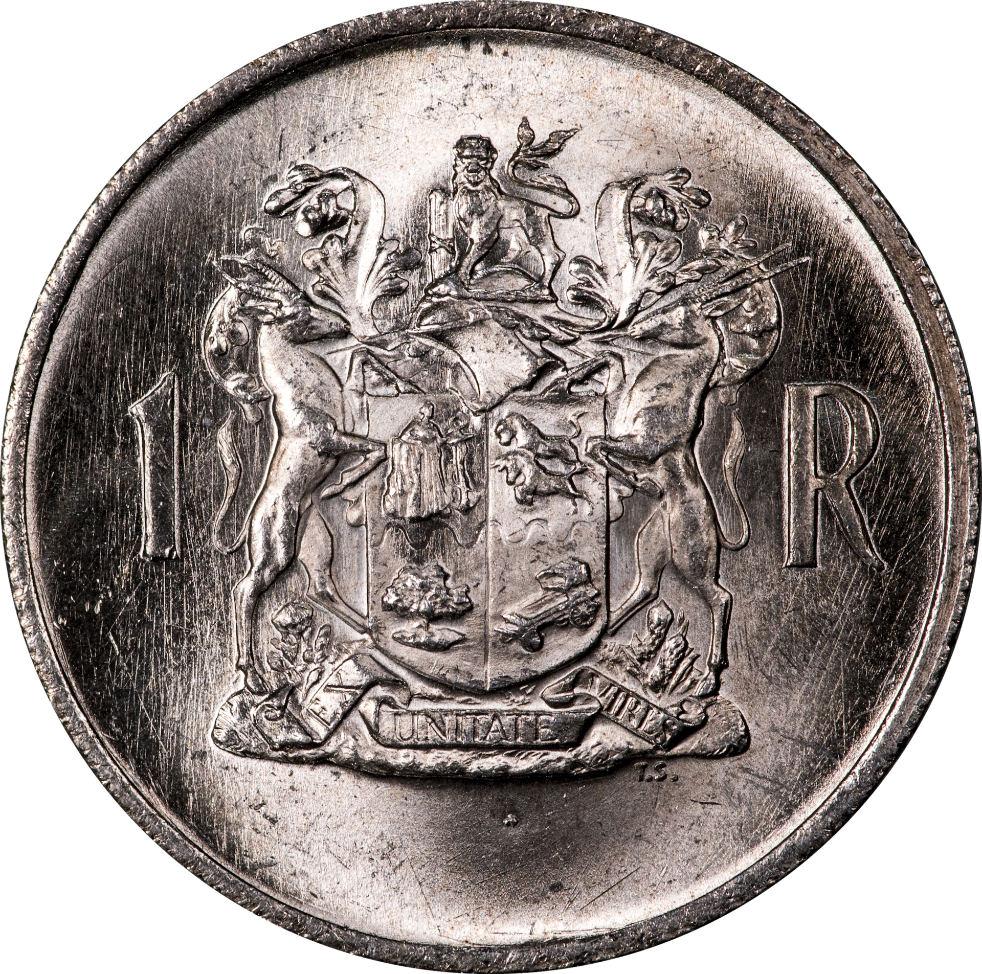 South Africa - 1969 1 Rand DDR - Reverse.png