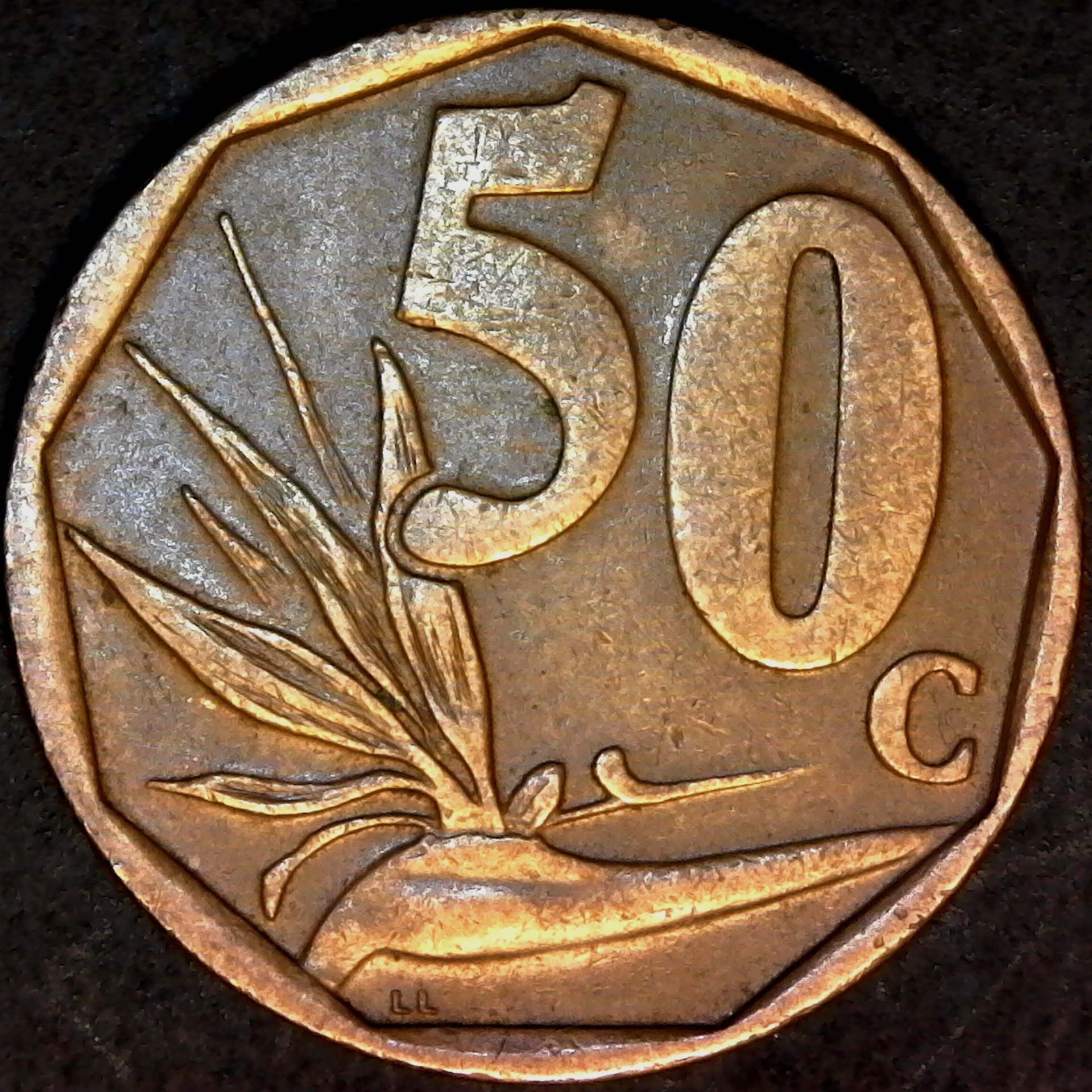 South Africa 50 Cents 2003 rev.jpg