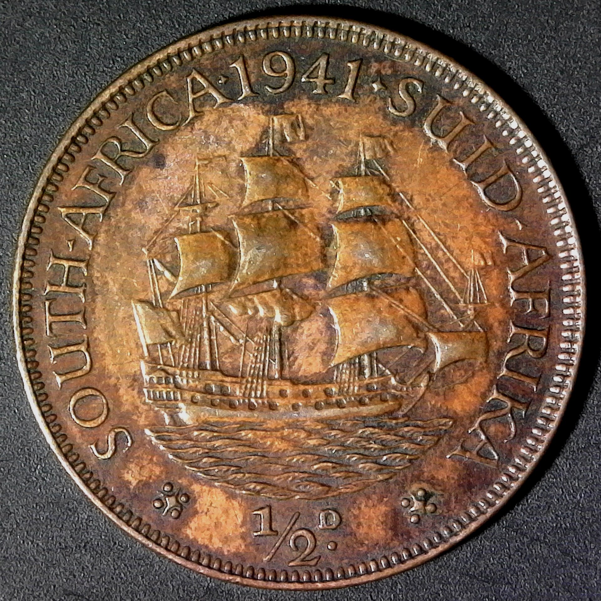South Africa Half Penny 1941 obverse.jpg