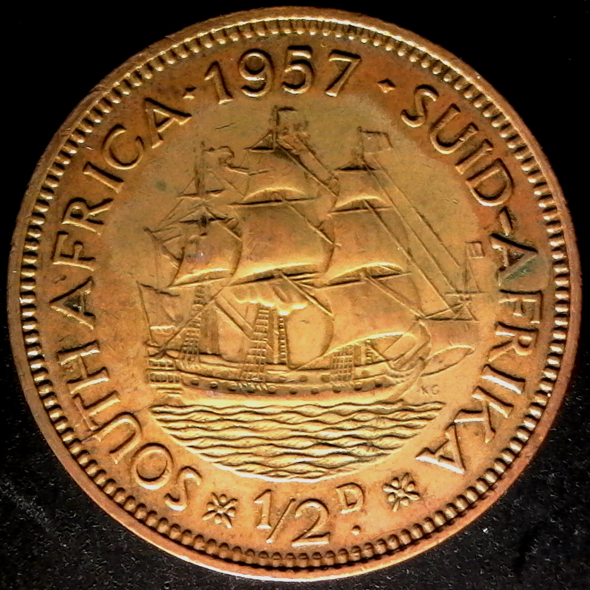 South Africa Half Penny 1957 obv.jpg