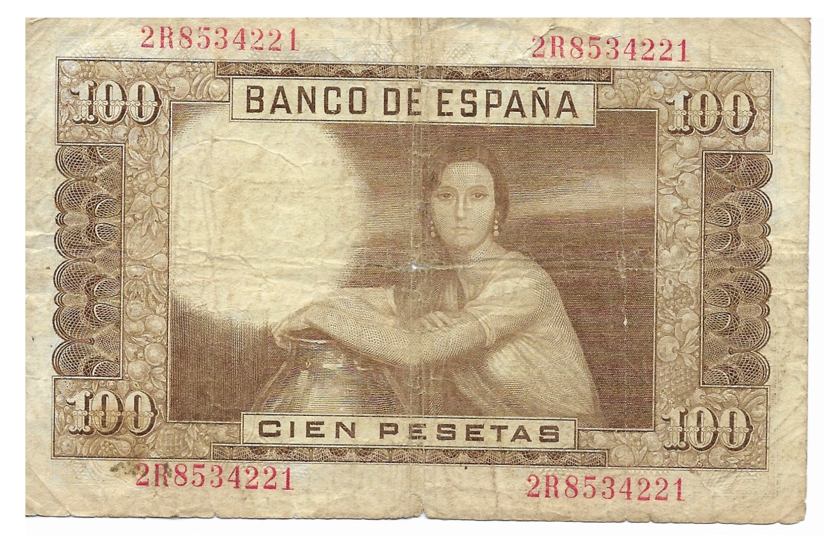 Spain 100 Pesetas 1953.jpg