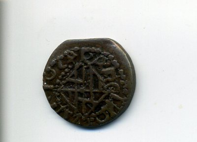 Spain Barcelona Felipe IV Ardite 1628 rev 741.jpg