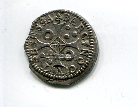 Spain Barcelona Louis XIV French besieged 10 reales 1652 rev 214.jpg