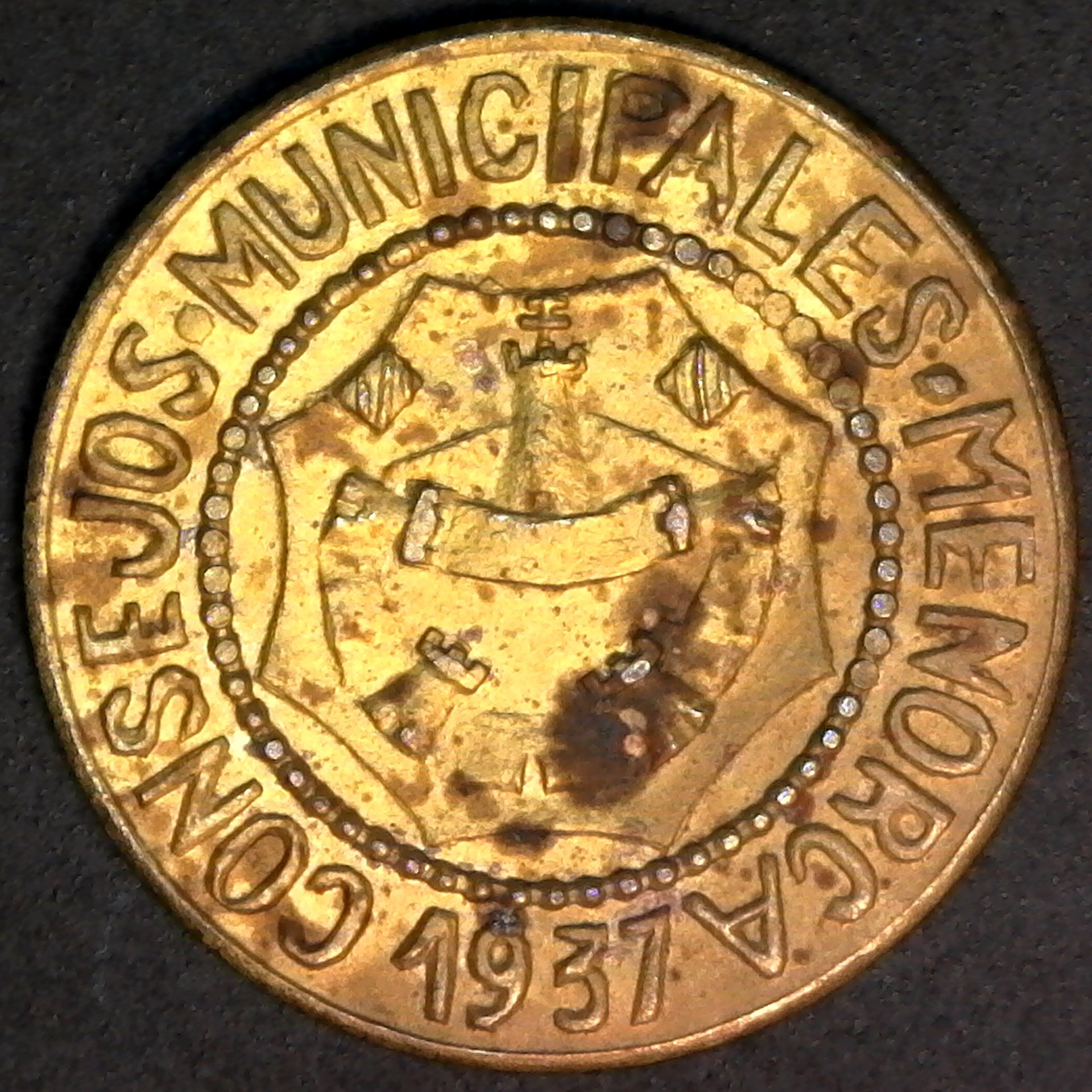Spain Civil War Menorca 1 Peseta 1937 obv.jpg