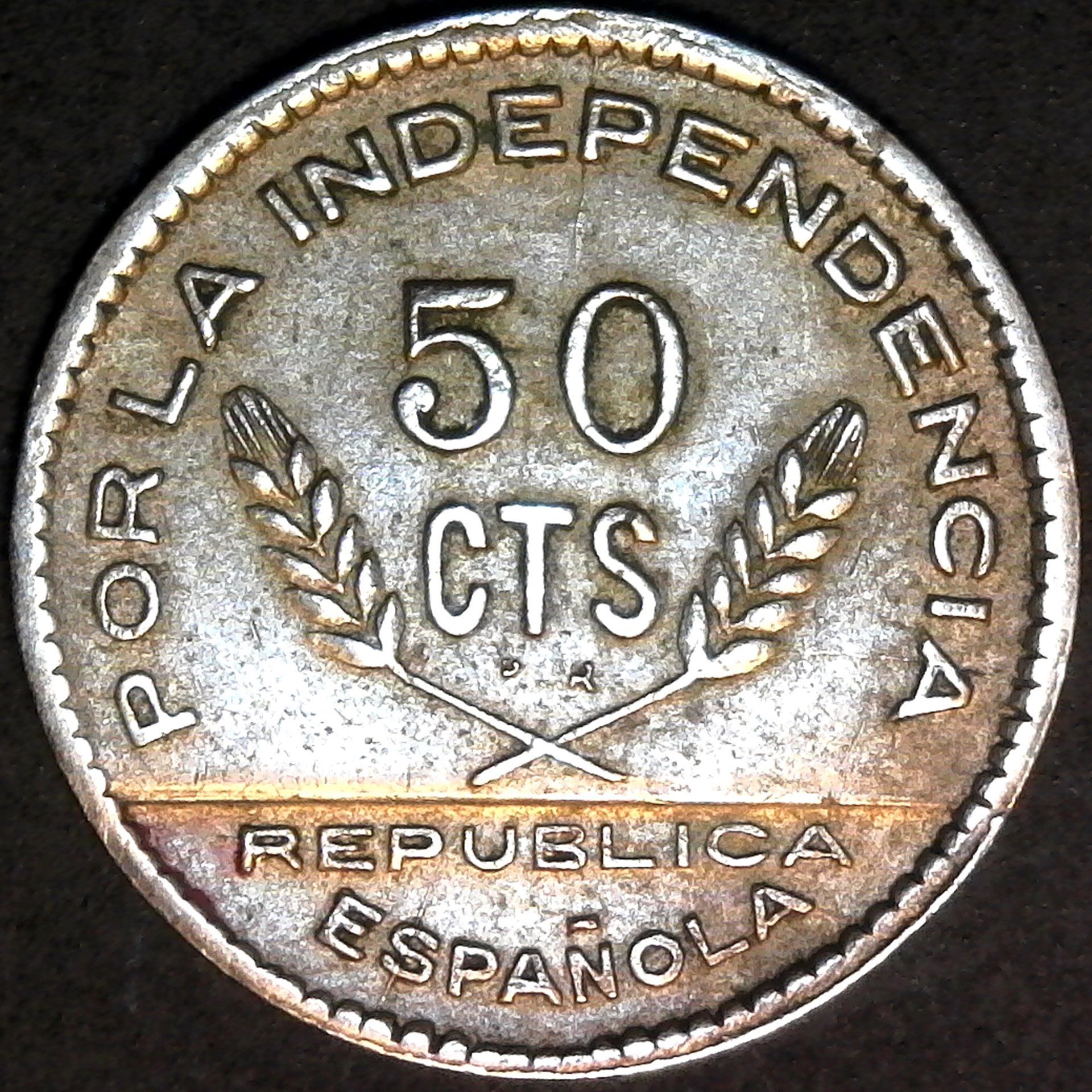 Spain Civil War Santander Palencia  Burgos50 Centimos 1937 rev.jpg