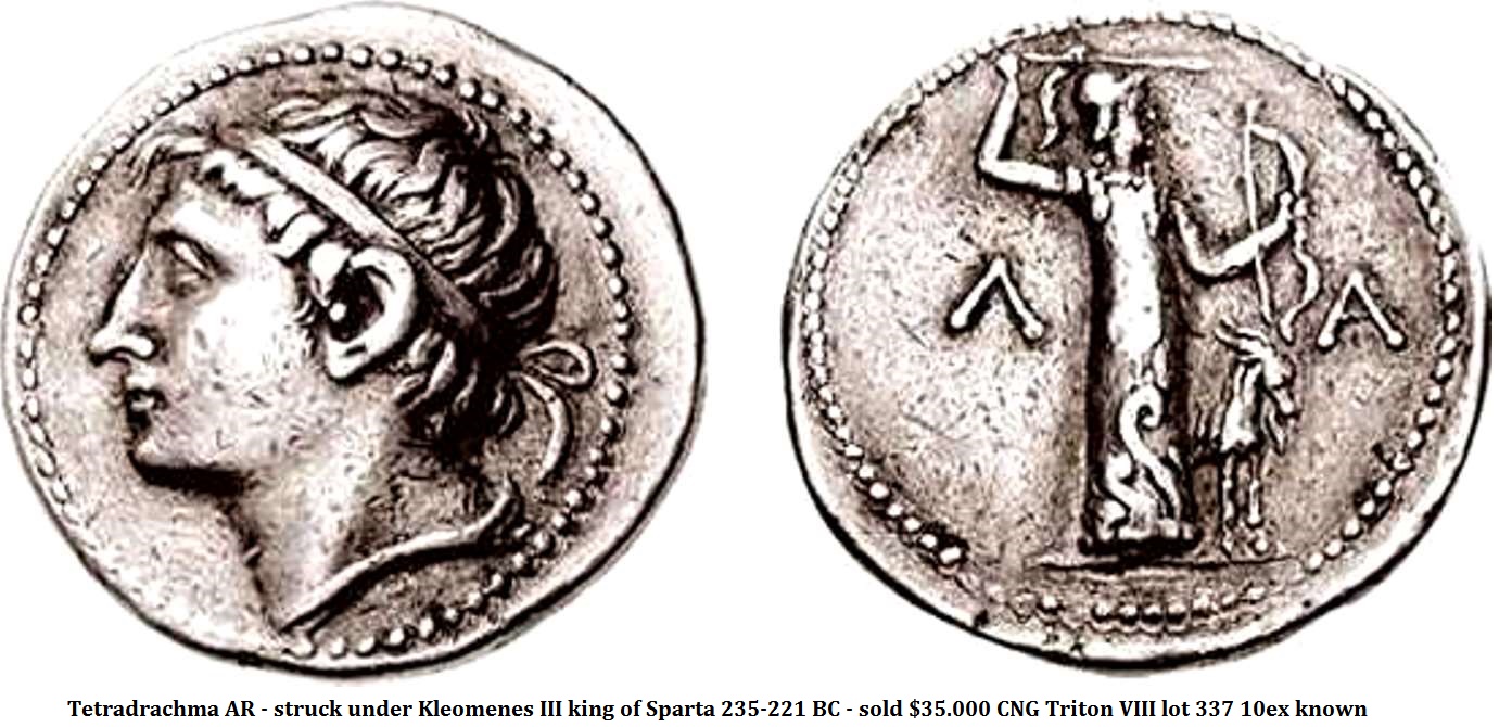 sparta tet king kleomenes III 235-221 BC Lakonia.jpg