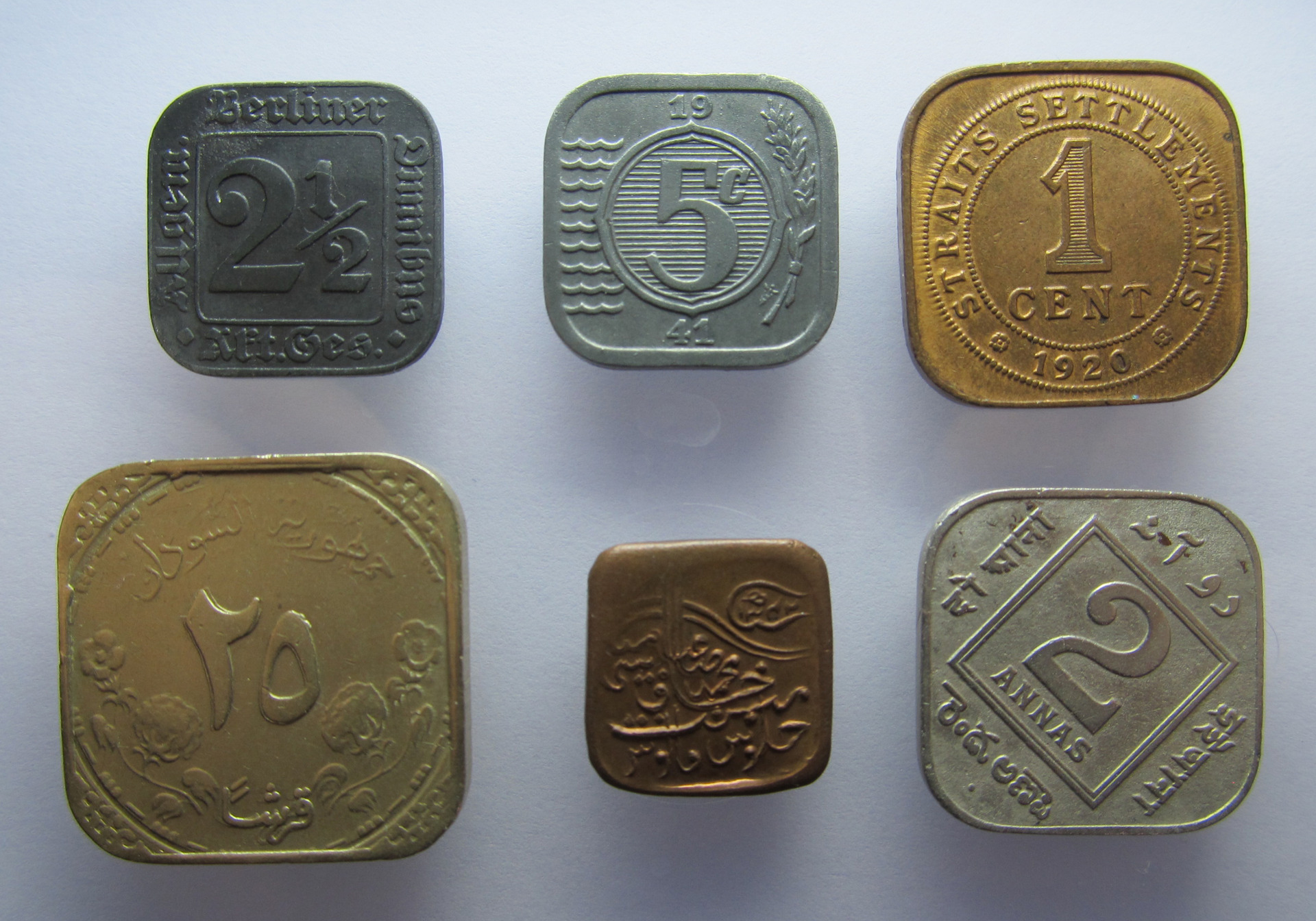 6 Square Coins From My Collection | Coin Talk