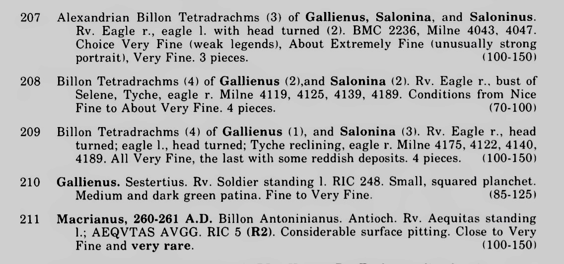 Stacks Coin Galleries Sale 11.13.1985 Lot 209 p. 23 Salonina tetradrachm,.jpg