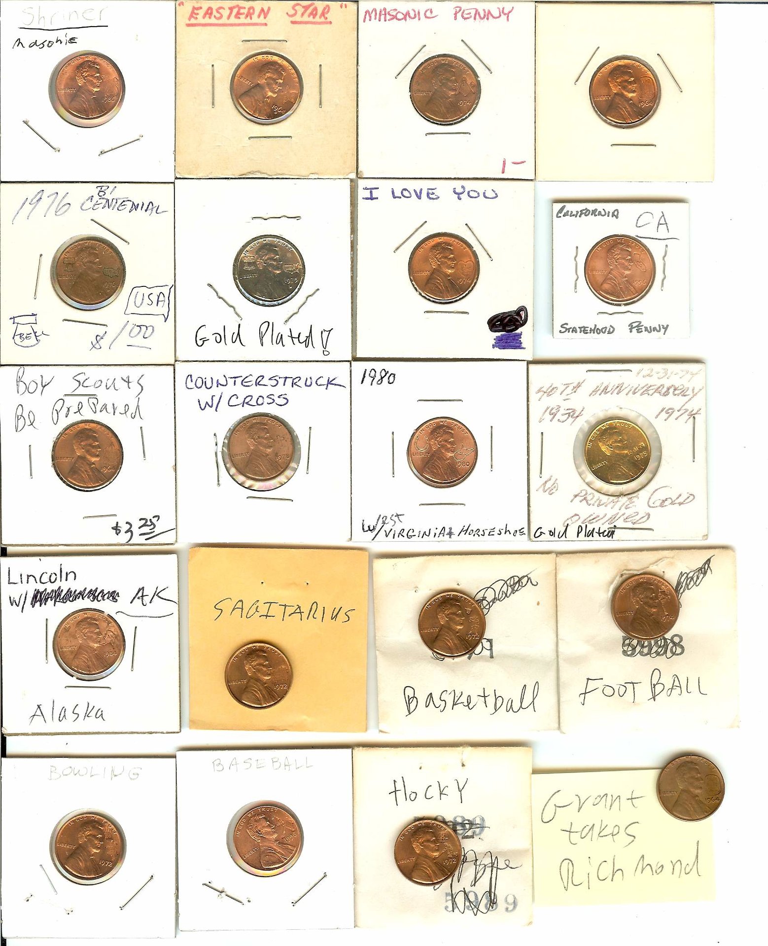 Stamped Cents - Various 2.JPG
