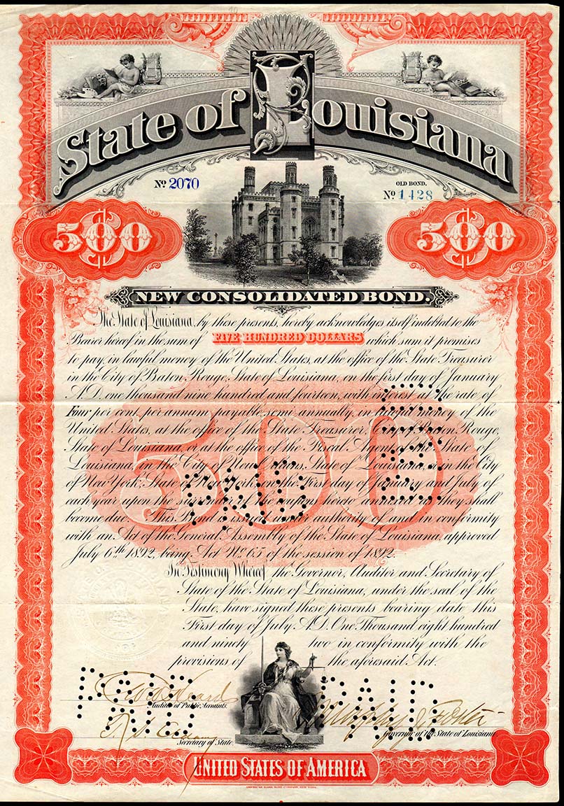 State of Louisiana 1892 bond.jpg