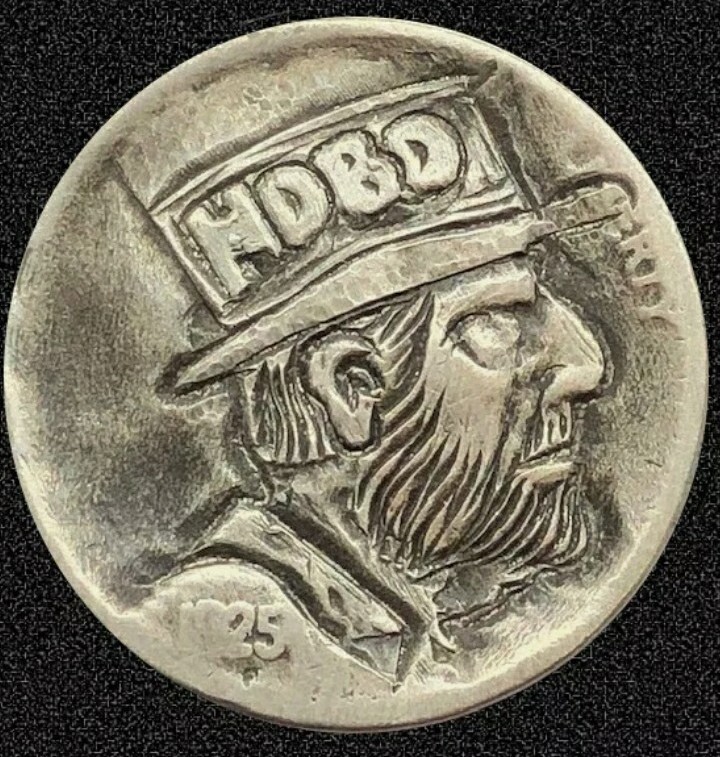 SteveOrino - HBN21B22 - Uncle  Burl - The Hobo King  - (obverse).jpg