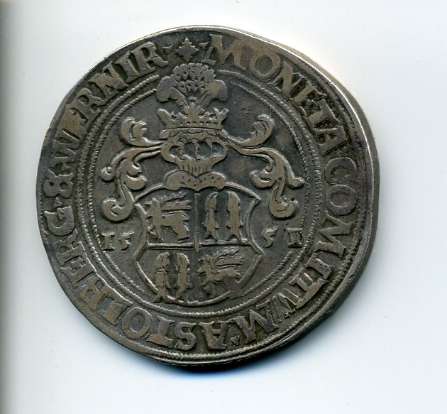 Stolberg Unpublished Taler 1551 rev 266.jpg