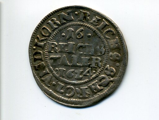 Stralsund one sixteenth Taler 1624 rev 261.jpg