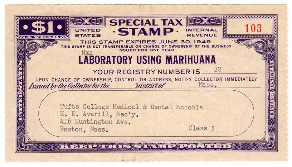 STS Lab Marihuana 1949.jpg