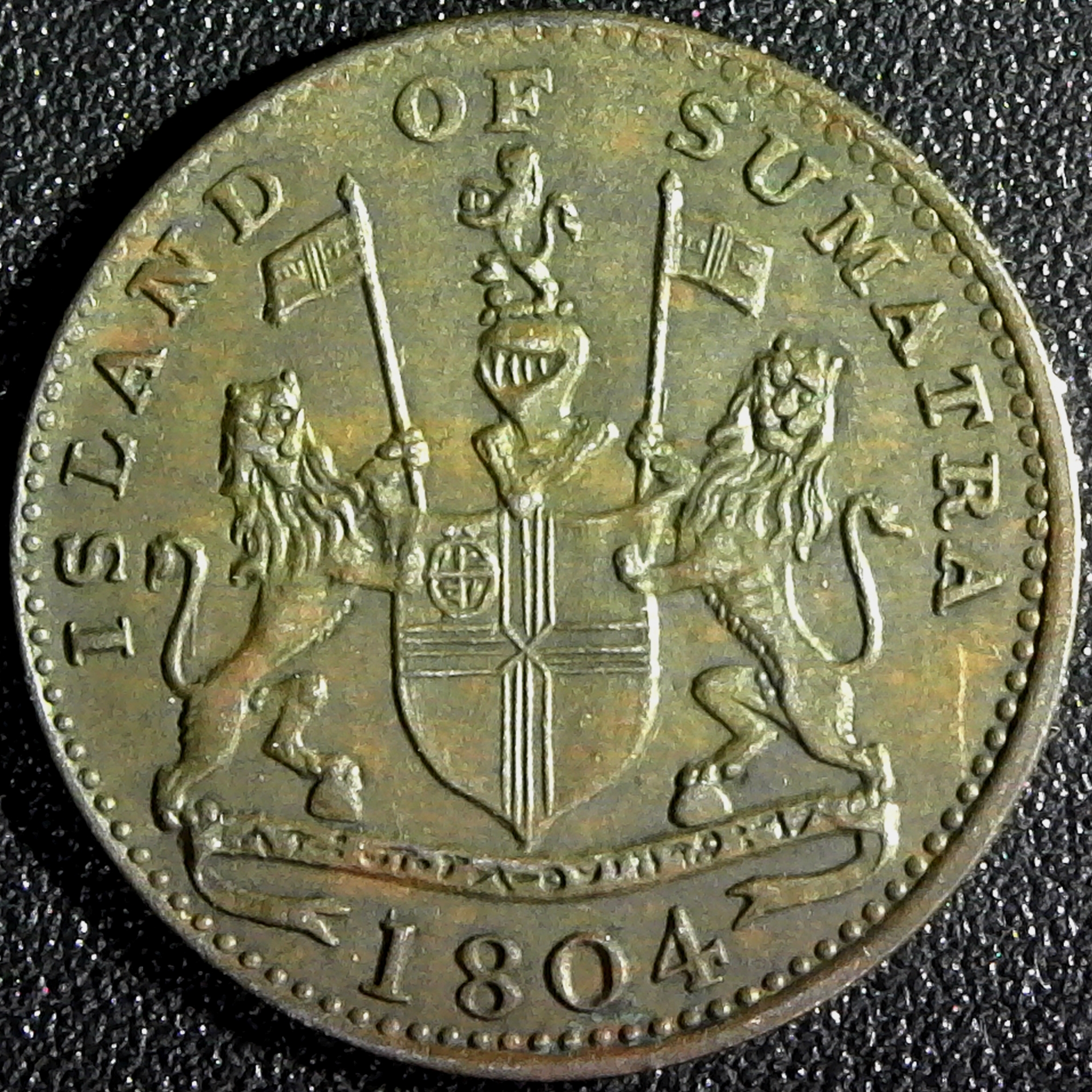Sumatra Sinapore Merchant token 1804 AH1219 B obverse.jpg