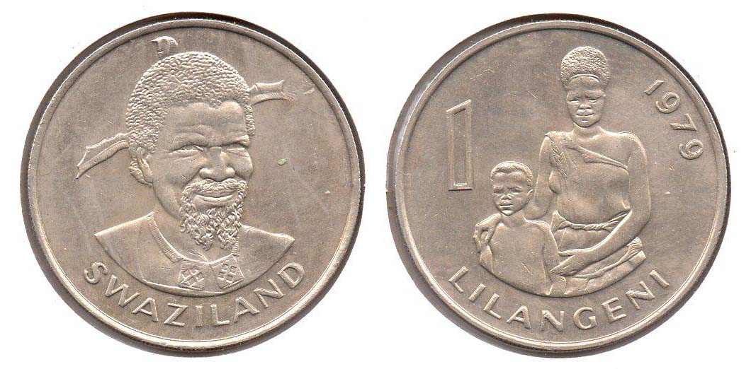 Swaziland - 1 Lilangeni - 1979.jpg