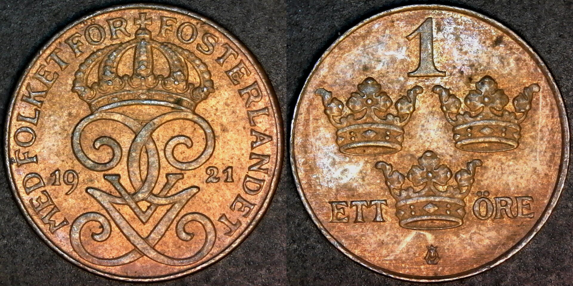 Sweden 1 Ore 1921 obv-side.jpg