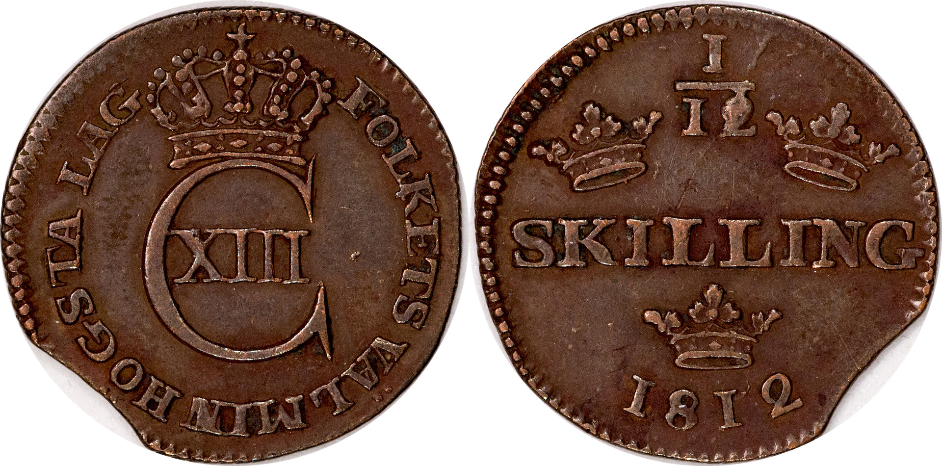 Sweden - 1812 One Twelfth Skilling copy.jpg