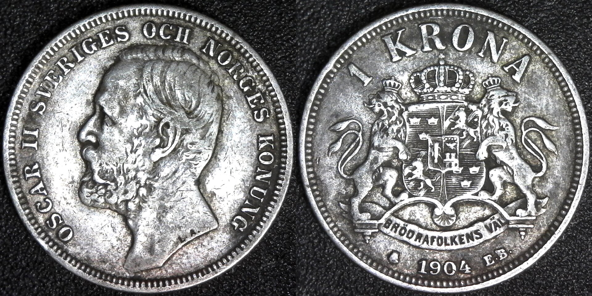 SWEDEN - 1904 - 1 KRONE SILVER - K760 obv A-side.jpg