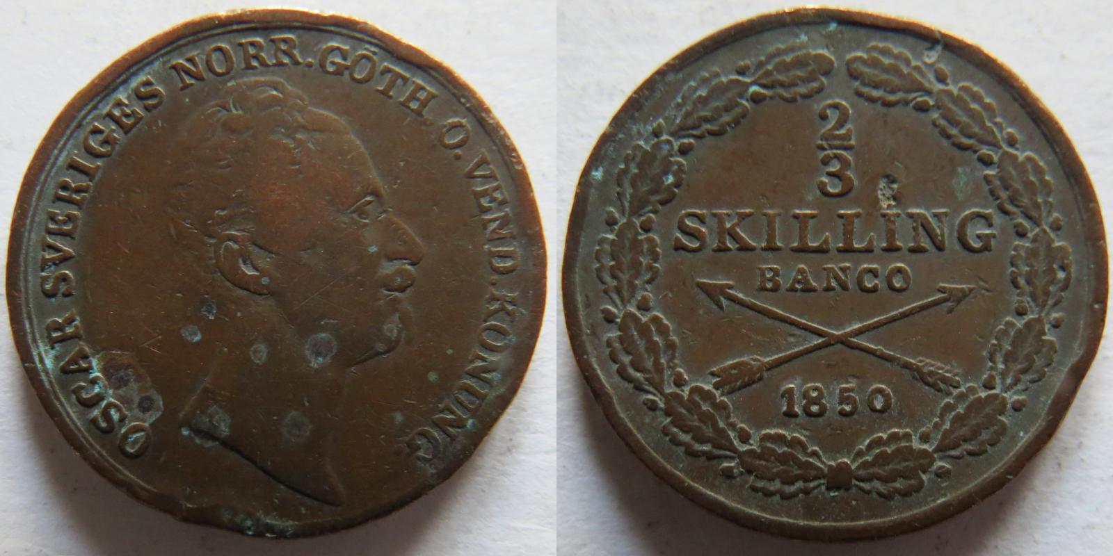 Sweden 2:3 Skilling Banco 1850 copy.jpg