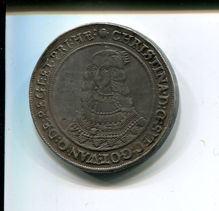 Sweden Christina 2 Riksdaler 1646 obv  278.jpg