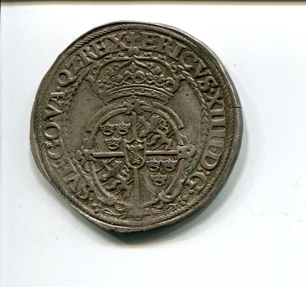 Sweden Erik XIV  1 and a half Mark 1562 obv 258.jpg