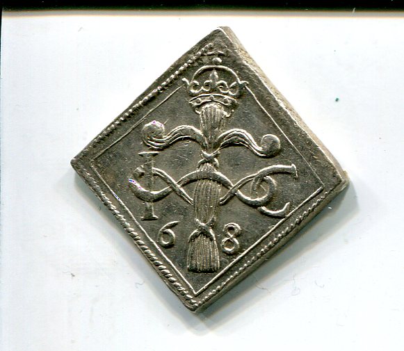 Sweden Johan & Karl Dukes 4 Mark Klippe 1568 obv 061.jpg