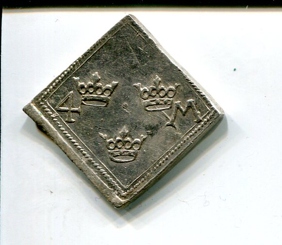 Sweden Johan & Karl Dukes 4 Mark Klippe 1568 rev 062.jpg