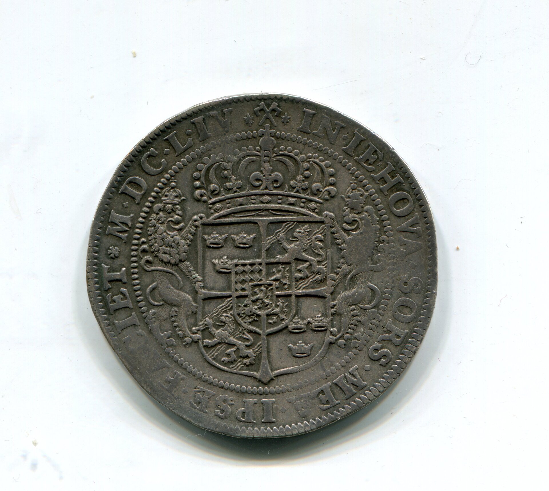 Sweden Karl X Gustav Daler  1654 LD rev 864.jpg