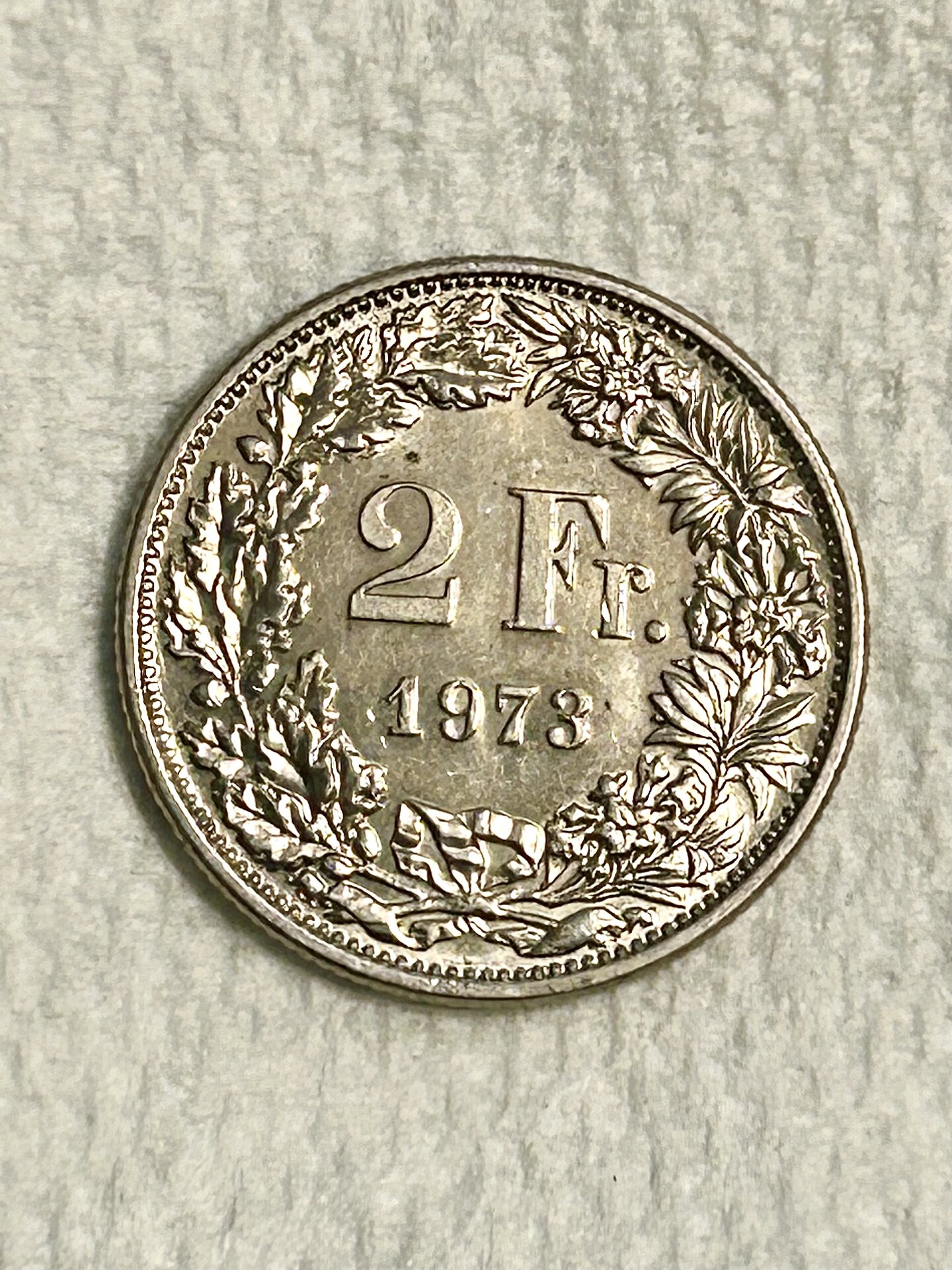 Swiss 2 Franc 1973 Front.jpeg