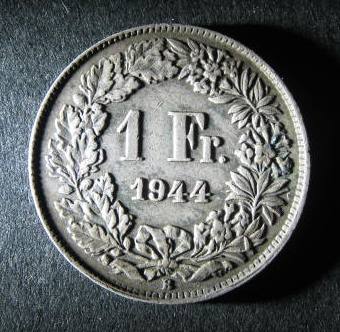 Switzerland 1 Franc 1944 Reverse.JPG