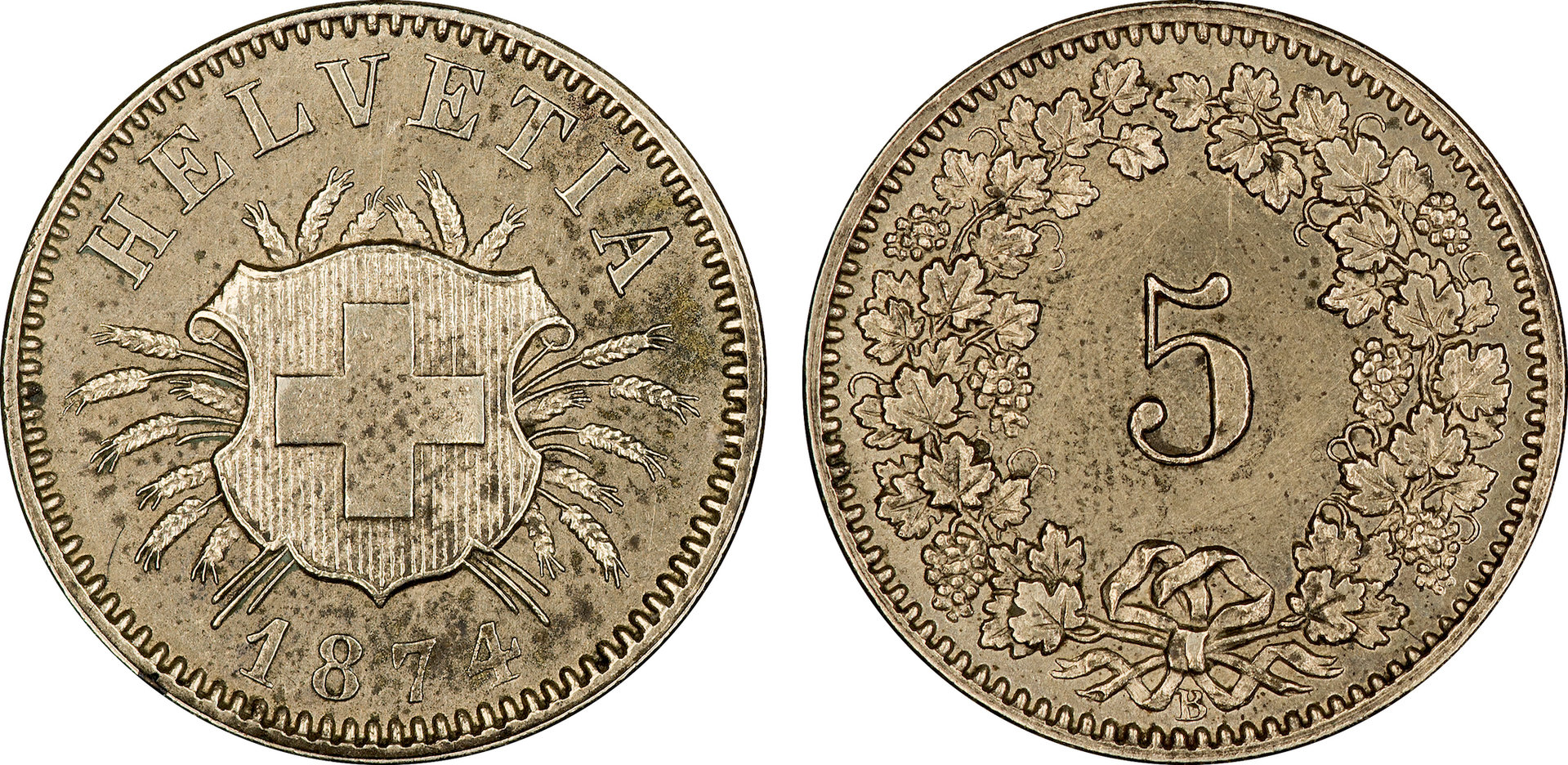 Switzerland - 1874 5 Rappen.jpg