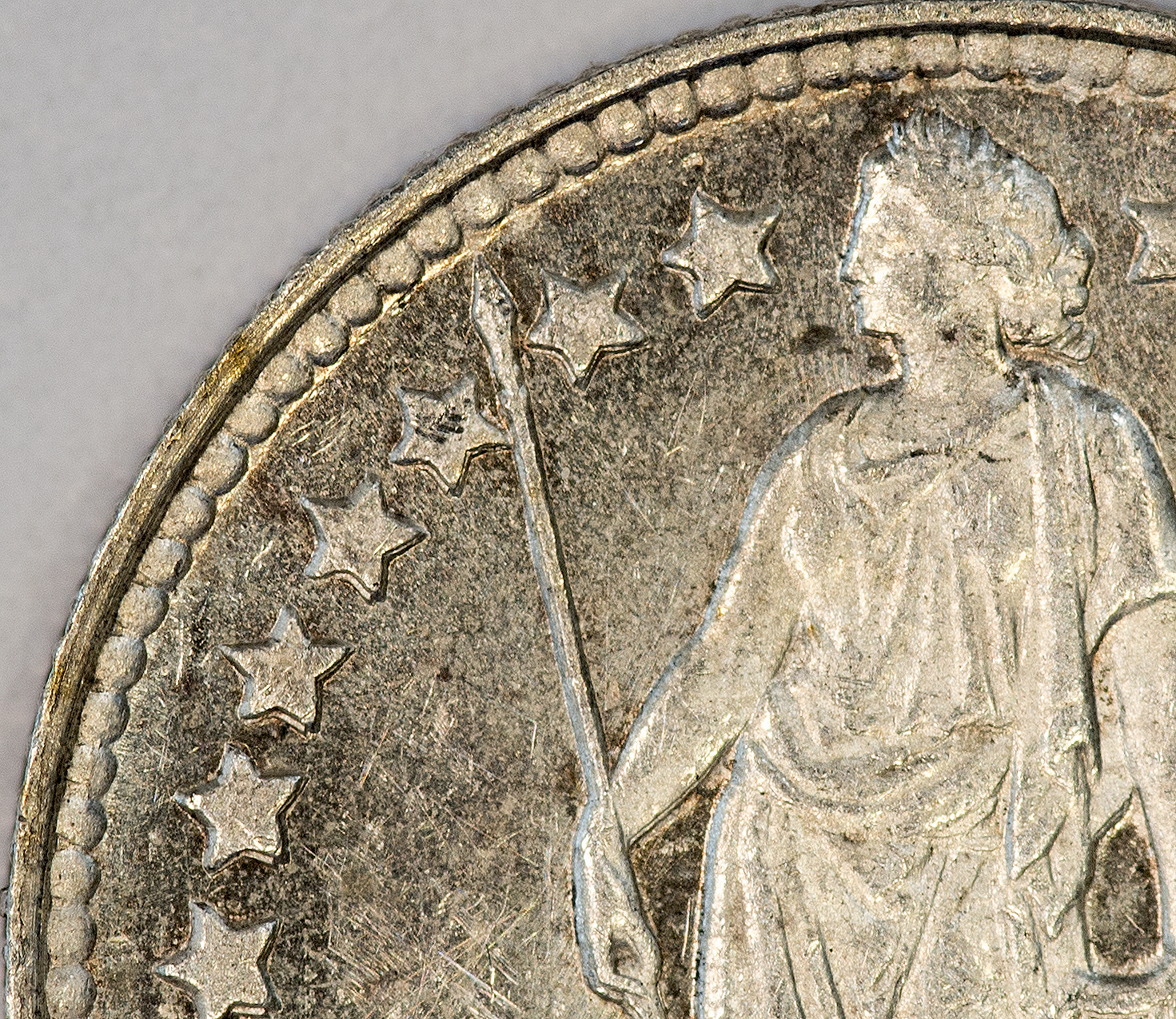 Switzerland - 1952 Half Franc - Upper Stars.jpg