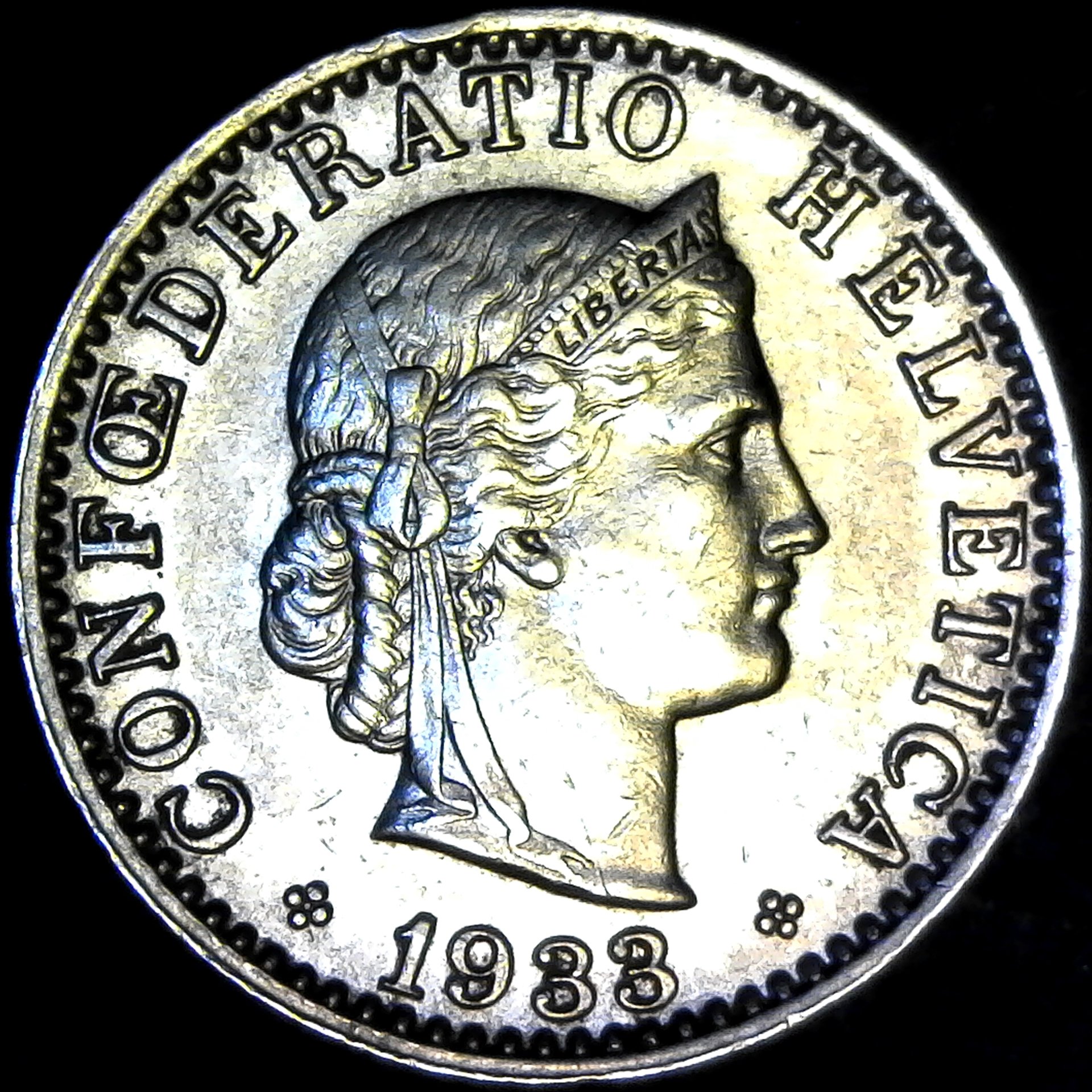 Switzerland 20 Rappen 1933B obv.jpg
