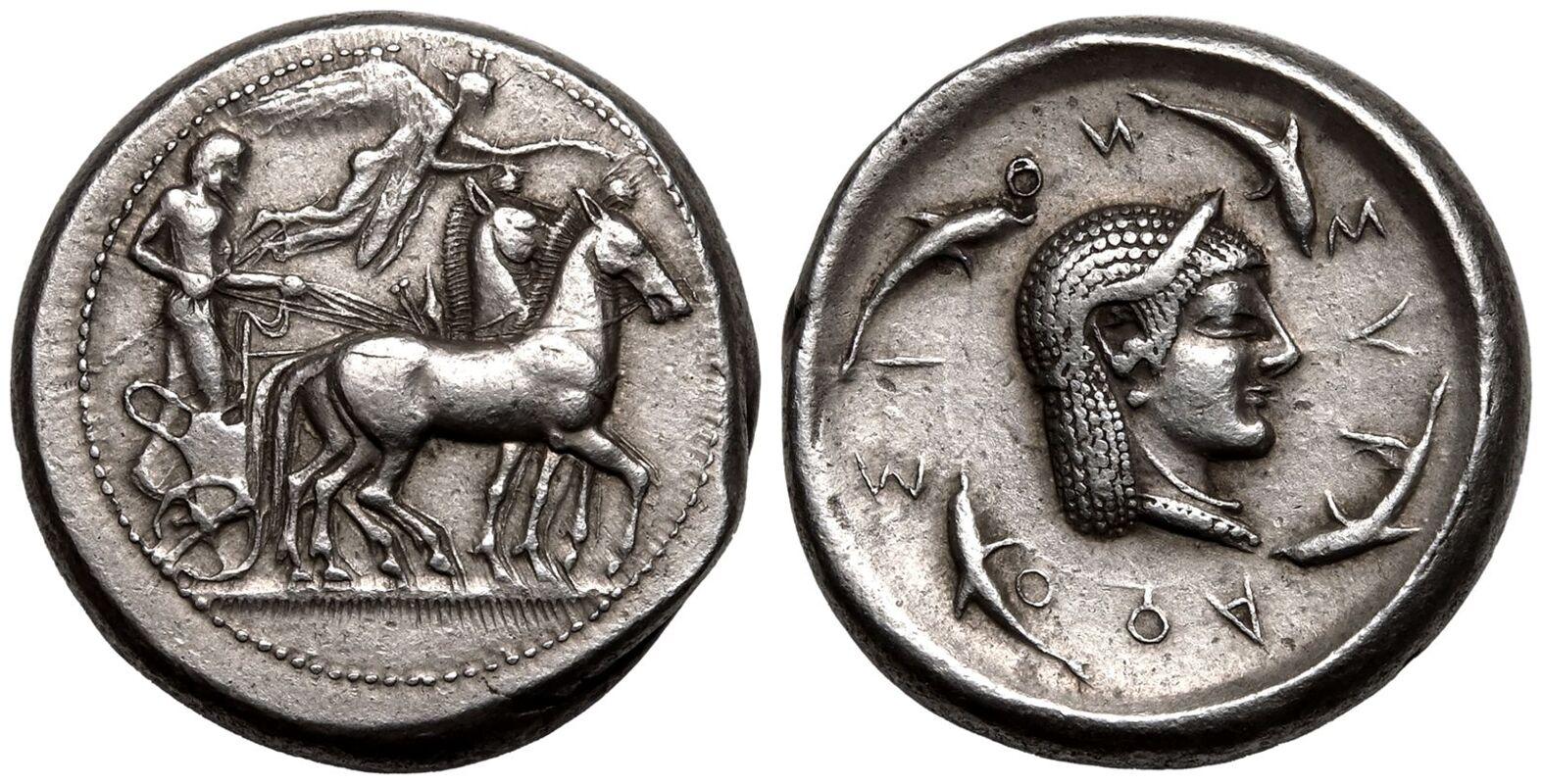 Syracuse Gelon I Deinomenid Tyranny Tetradrachm.jpg