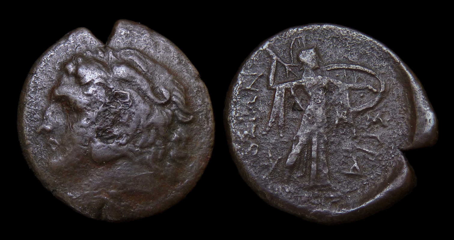 Syracuse - Pyrrhos AE24 Athena 2662.jpg