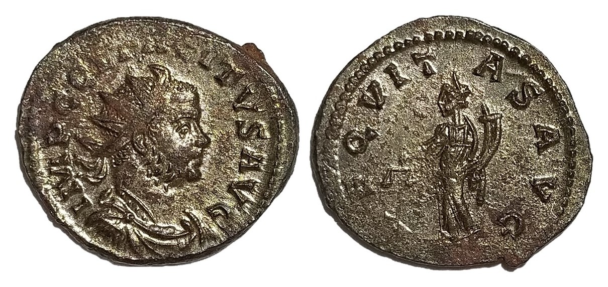 Tacitus AEQVITAS antoninianus.jpg