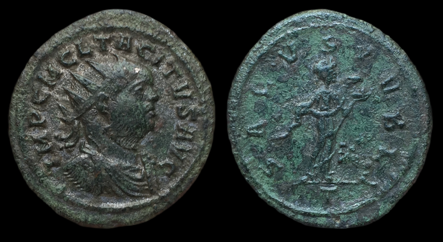 Tacitus, Antoninianus Salus Publi, T.png