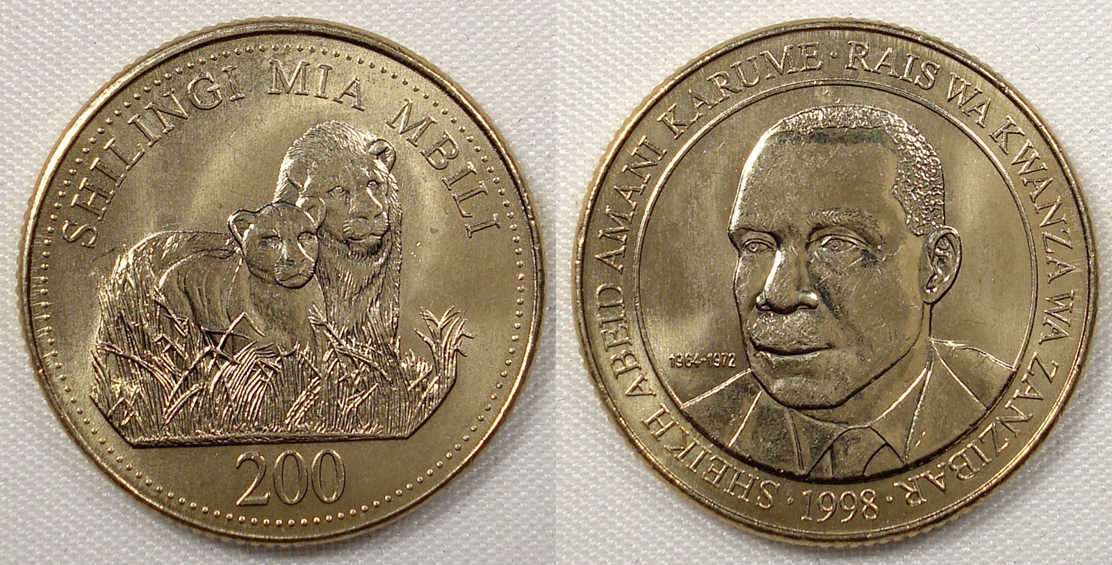 Tanzania 1998 200 Shilingi.jpg