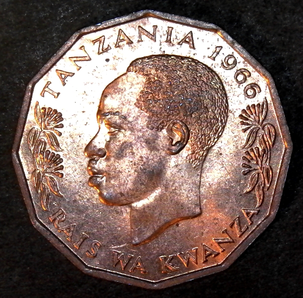 Tanzania 5 Senti 1966 obverse 50pct.jpg