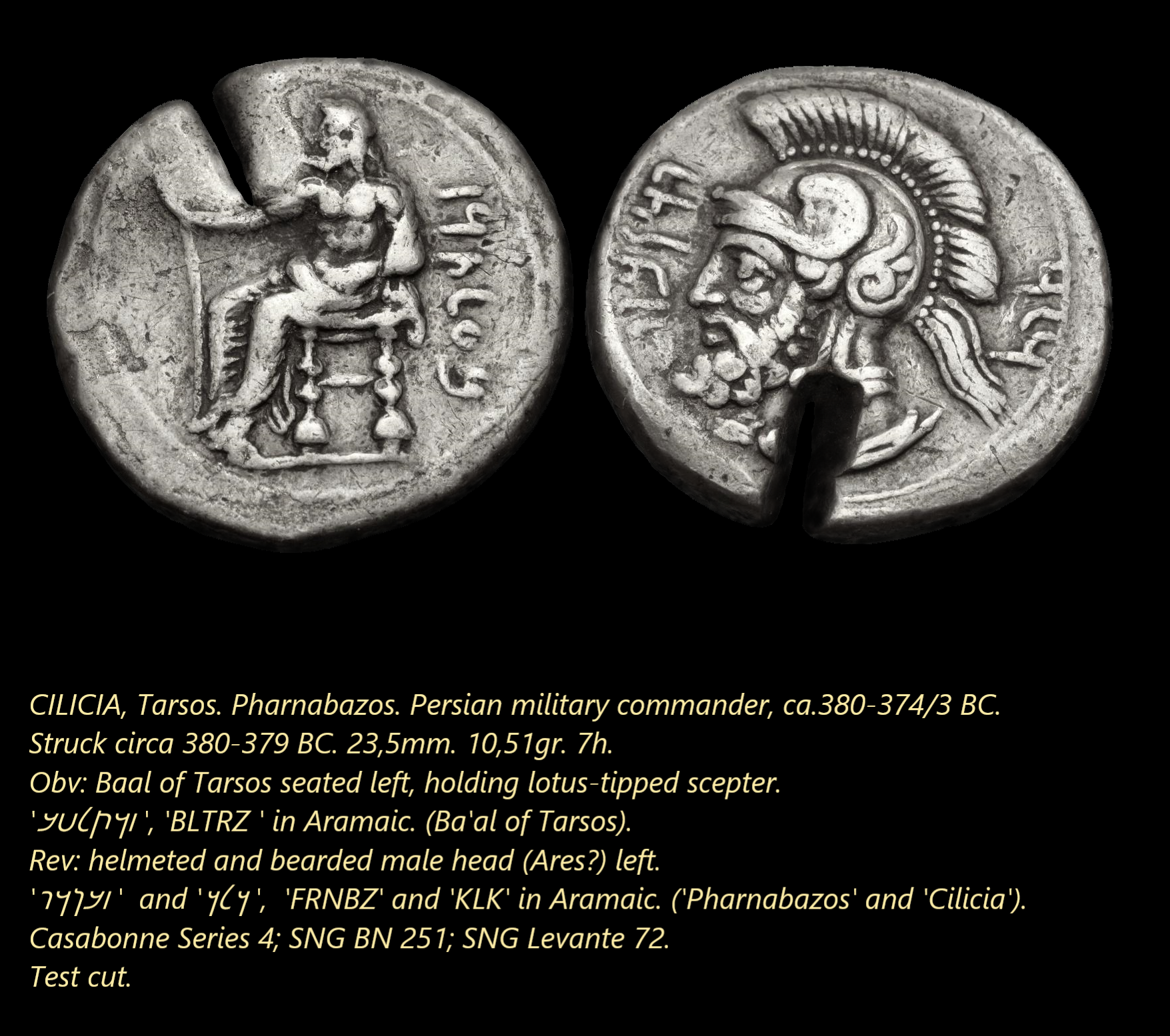 Tarsos, stater Pharnabazos, Baal..png
