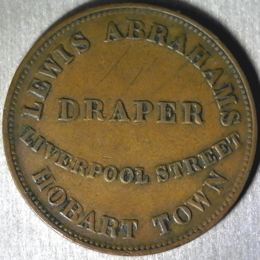Tasmania Half Cent 1855 reverse.jpg