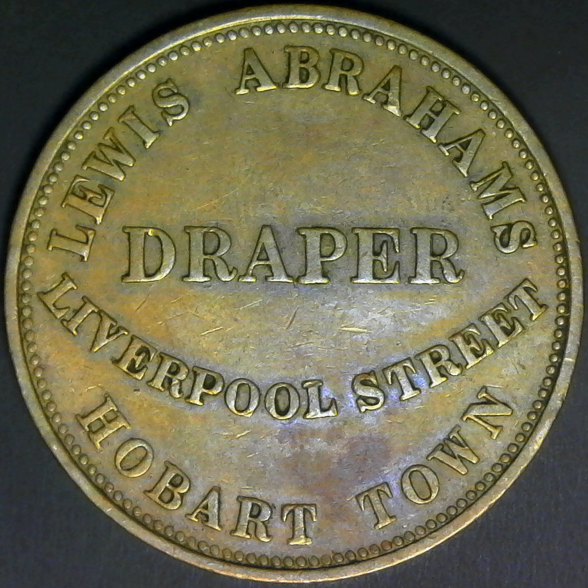 Tasmania Penny 1955 rev.jpg