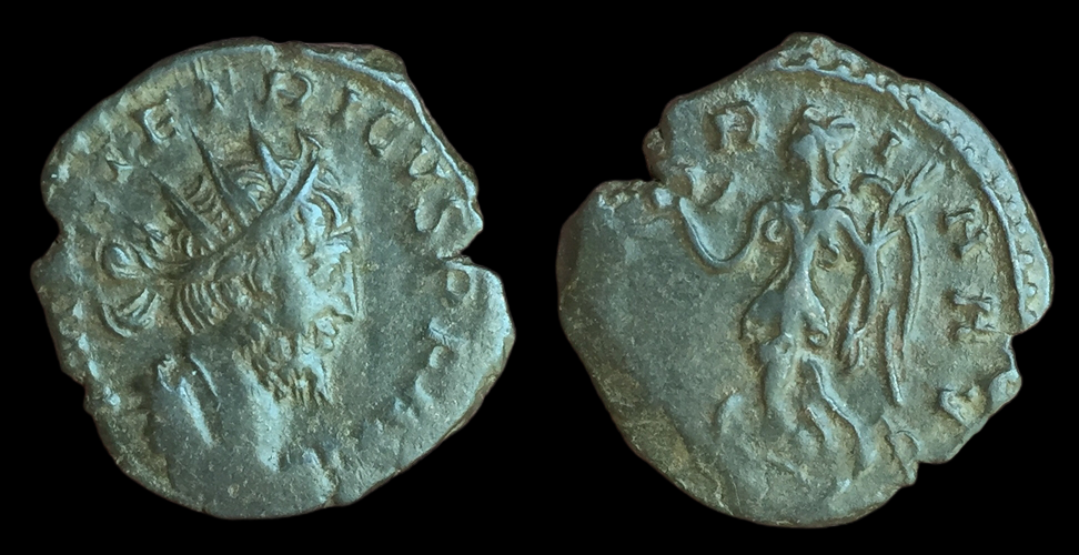 Tetricus I, Antoninianus, Cologne Mint.png